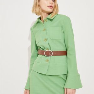 Tweed blazers , small size, new, never been used, green color